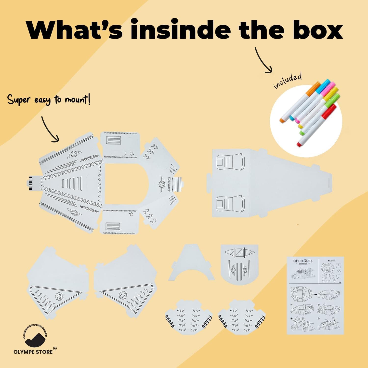 The Olympe Cardboard Airplane — view 4
